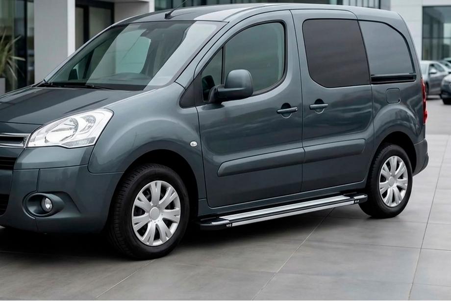 Peugeot Partner Tepee 2008–2018 Rainbow sidetrin (2 stk., aluminium) Image