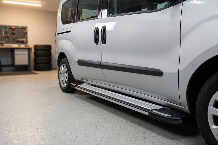 Fiat Doblo II 2010–2022 Rainbow sidetrin (2 stk., aluminium) Image