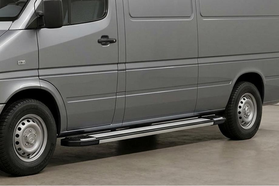 Volkswagen LT 1995–2006 Rainbow sidetrin (2 stk., aluminium) Image