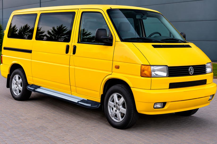 Volkswagen T4 Transporter 1990–2003 Rainbow sidetrin (2 stk., aluminium) Kort akselafstand Image