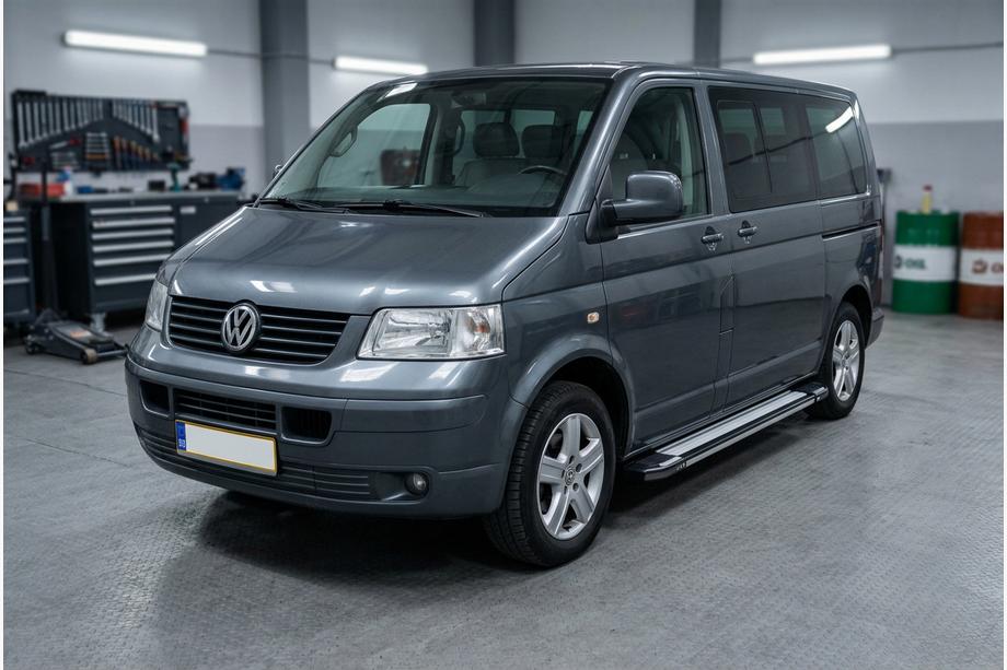 Volkswagen T5 Multivan 2003–2010 Rainbow sidetrin (2 stk., aluminium) Foto 1