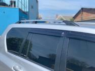Toyota Land Cruiser Prado 150 2009–2023 Tagrælinger, tyrkisk design (krom, 2 stk.) metalmonteringsfødder foto 3