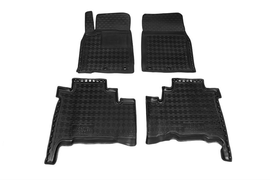Toyota Land Cruiser 200 2007–2021 Gummimåtter med kant 2012-2021 (Autogumm) Image