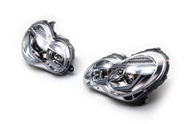 Mercedes C-class W203 2000–2007 Forlygter med LED-positionslys (2 stk.) Mørk foto 4