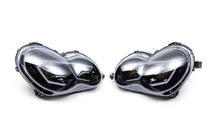 Mercedes C-class W203 2000–2007 Forlygter med LED-positionslys (2 stk.) Mørk foto 7