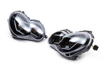 Mercedes C-class W203 2000–2007 Forlygter med LED-positionslys (2 stk.) Mørk foto 10