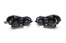 Mercedes C-class W203 2000–2007 Forlygter med LED-positionslys (2 stk.) Mørk foto 6