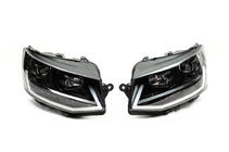 Volkswagen T6 2015–2024 Forlygter med LED-lys Black (2015-2019, 2 stk.) foto 3