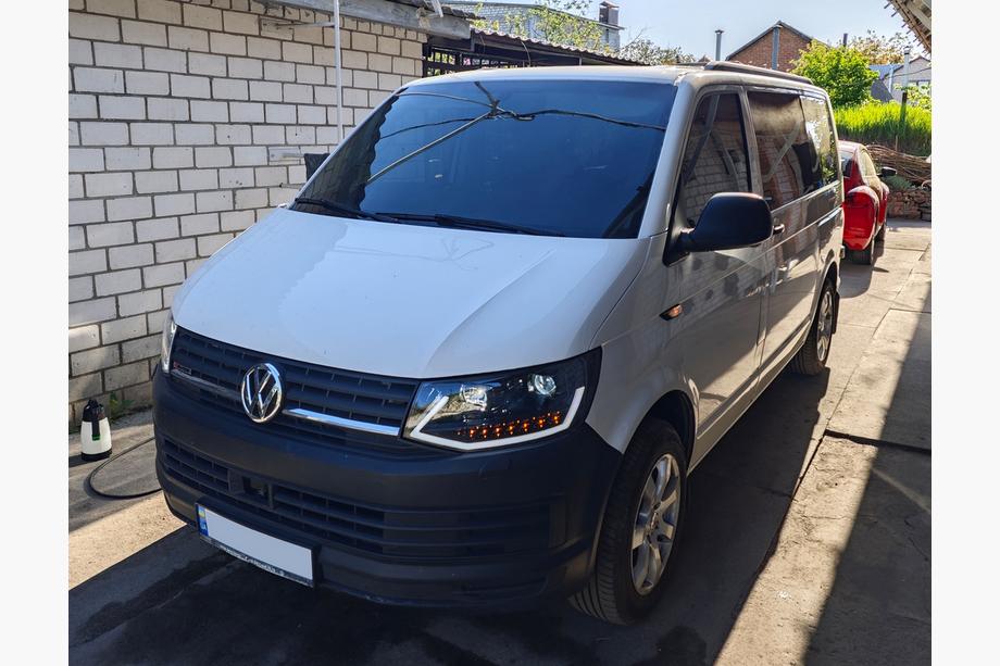 Volkswagen T6 2015–2024 Forlygter med LED-lys Black (2015-2019, 2 stk.) Image