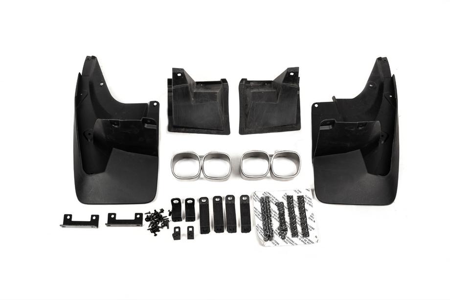 Toyota Land Cruiser Prado 150 2009–2023 Kofangerbeskyttere til for- og bagkofanger Executive (2017-) Hvid farve Foto 8