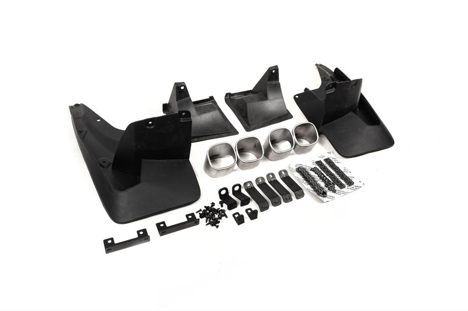 Toyota Land Cruiser Prado 150 2009–2023 Kofangerbeskyttere til for- og bagkofanger Executive (2017-) Hvid farve Foto 10