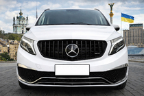 Mercedes Vito/V-klasse W447 2014– Frontgrill GT Panamericana Black (2014-2019 til V-class) foto 1
