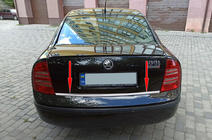Skoda Superb 2001–2009 Bagagerumskantliste (rustfrit stål) foto 1