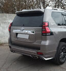 Toyota Land Cruiser Prado 150 2009–2023 Modelista V3-LED kofangertillægsdele til for- og bagkofanger (2017-) Sort farve foto 5