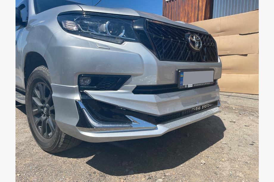 Toyota Land Cruiser Prado 150 2009–2023 Modelista V3-LED kofangertillægsdele til for- og bagkofanger (2017-) Foto 13