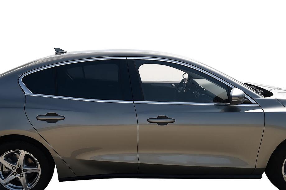 Ford Focus IV 2018– Øvre vindueslister OmsaLine HB, SD (4 stk., rustfrit stål) Image