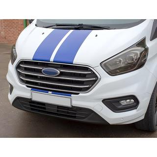 Kølergrill-rammer 2018+ (4 stk., rustfrit stål) Ford Custom 2013–2022 foto 1