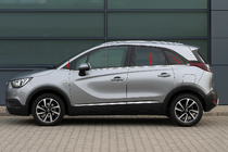Opel Crossland X 2017–2024 Nedre vindueslister (8 stk., rustfrit stål) Carmos - Tyrkisk stål foto 1