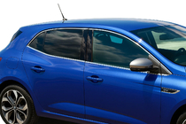Renault Megane IV 2016–2025 Komplet vindueslister-sæt (HB, 12 stk., rustfrit stål) OmsaLine - italiensk rustfrit stål foto 1