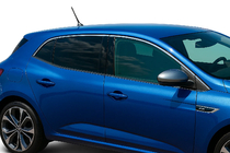 Renault Megane IV 2016–2025 Øvre vindueslister (HB, 6 stk., rustfrit stål) OmsaLine - italiensk rustfrit stål foto 1