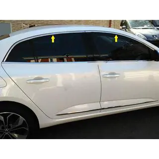 Øvre vindueslister (Sedan, 6 stk., rustfrit stål) foto 1