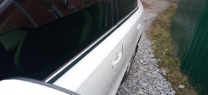Volkswagen Jetta 2011–2018 Nederste vindueslister (6 stk., rustfrit stål) OmsaLine - Sort krom foto 7