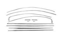 Volkswagen Jetta 2011–2018 Komplet vinduesrammelistesæt (12 stk., rustfrit stål) Carmos - Tyrkisk stål foto 2