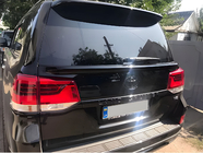 Toyota Land Cruiser 200 2007–2021 WALD spoiler (nedre, 2016-2021) Sort farve foto 7