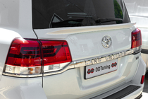 Toyota Land Cruiser 200 2007–2021 WALD spoiler (nedre, 2016-2021) Sort farve foto 1