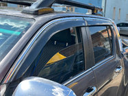 Toyota Hilux 2015– Vindafvisere med kromliste (4 stk., Niken) foto 3