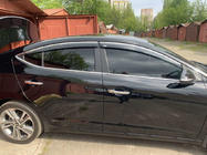 Hyundai Elantra (AD) 2015–2020 Vindafvisere med kromliste (4 stk., Niken) foto 1