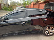 Hyundai Elantra (AD) 2015–2020 Vindafvisere med kromliste (4 stk., Niken) foto 2