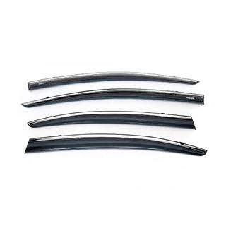 Vindafvisere med kromliste (4 stk., Niken) Honda Civic Sedan IX 2011–2016 foto 2