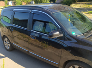 Dacia Lodgy 2012–2022 Vindafvisere med kromliste (4 stk., Niken) foto 1