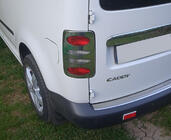 Volkswagen Caddy 2004–2010 Rammer til stoplygter V2 (2 stk., rustfrit stål) Carmos - Tyrkisk stål foto 1