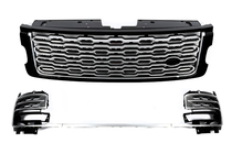 Range Rover IV L405 2013–2021 Sæt med grilloverlays 2018+ (SVA) foto 2