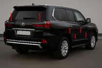 Lexus LX570/450d 2008–2022 BlackEdition bodykit-sæt (til TRD 2016+) foto 2
