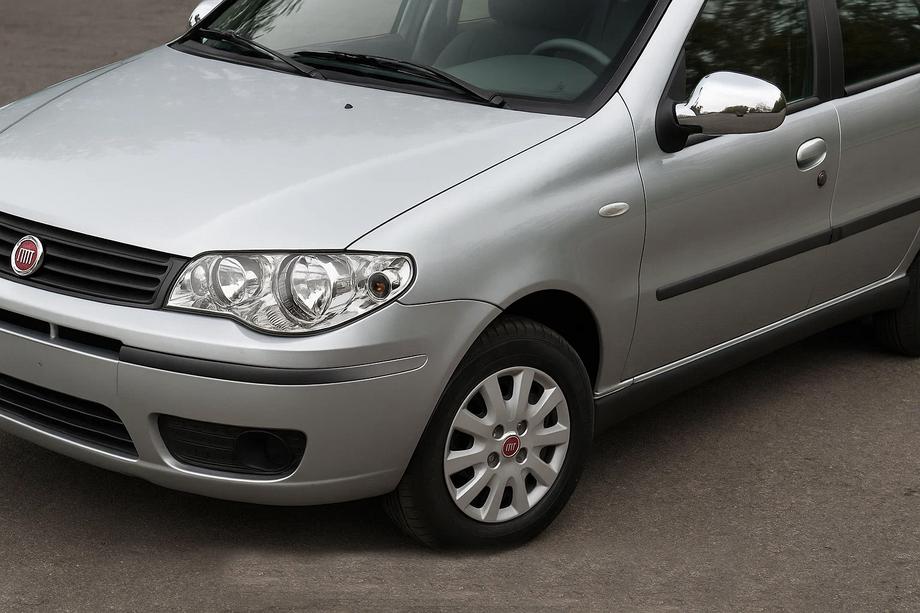 Fiat Albea 2002–2012 Krom spejldæksler (2011↗, 2 stk., plast.) Carmos - ABS-plast Image