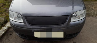Volkswagen Touran 2003–2010 Vinterafdækning til kølergrill (øverste, 2003-2006) Mat foto 2
