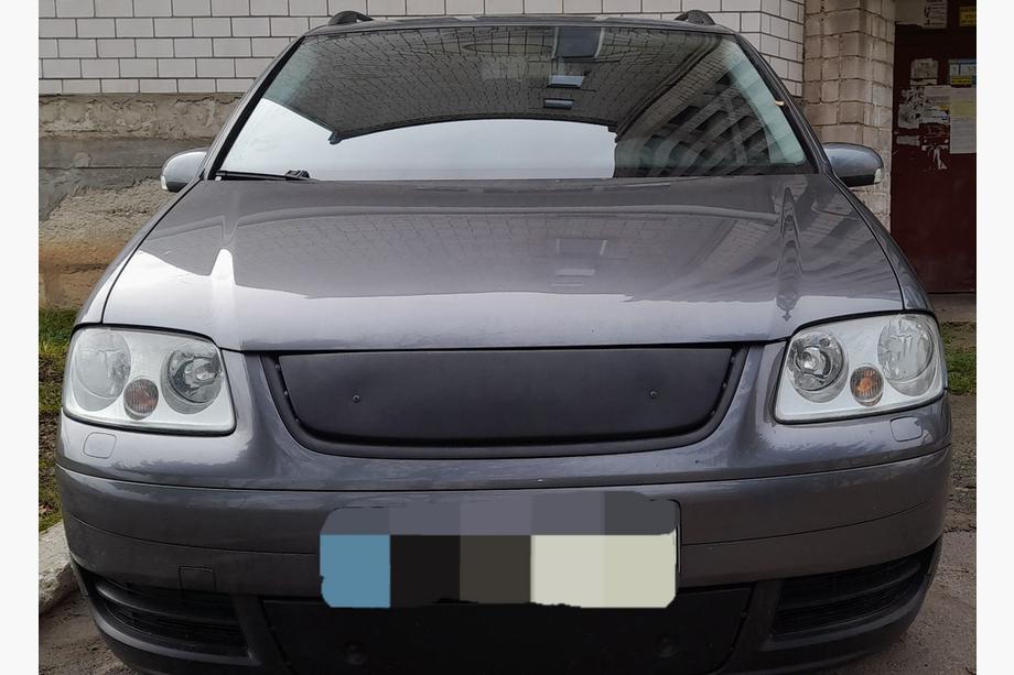 Volkswagen Touran 2003–2010 Vinterafdækning til kølergrill (øverste, 2003-2006) Mat Image
