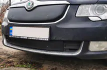 Skoda Superb 2009–2015 Vinterafdækning til kølergrill (øverste, 2008-2013) foto 2