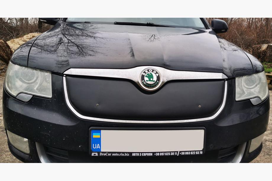 Skoda Superb 2009–2015 Vinterafdækning til kølergrill (øverste, 2008-2013) Mat Image