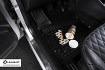 Hyundai Creta 2014–2020 3D gummimåtter til kabinen (4 stk., Novline) foto 2