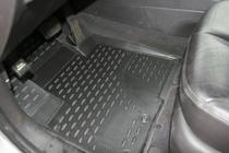 Hyundai Santa Fe 2 2006–2012 3D gummimåtter til kabinen (4 stk., Novline) foto 2