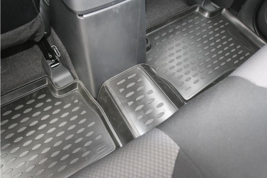 Mitsubishi L200 2015–2024 3D gummimåtter til kabinen (4 stk., Novline) Budget-udgave Foto 2