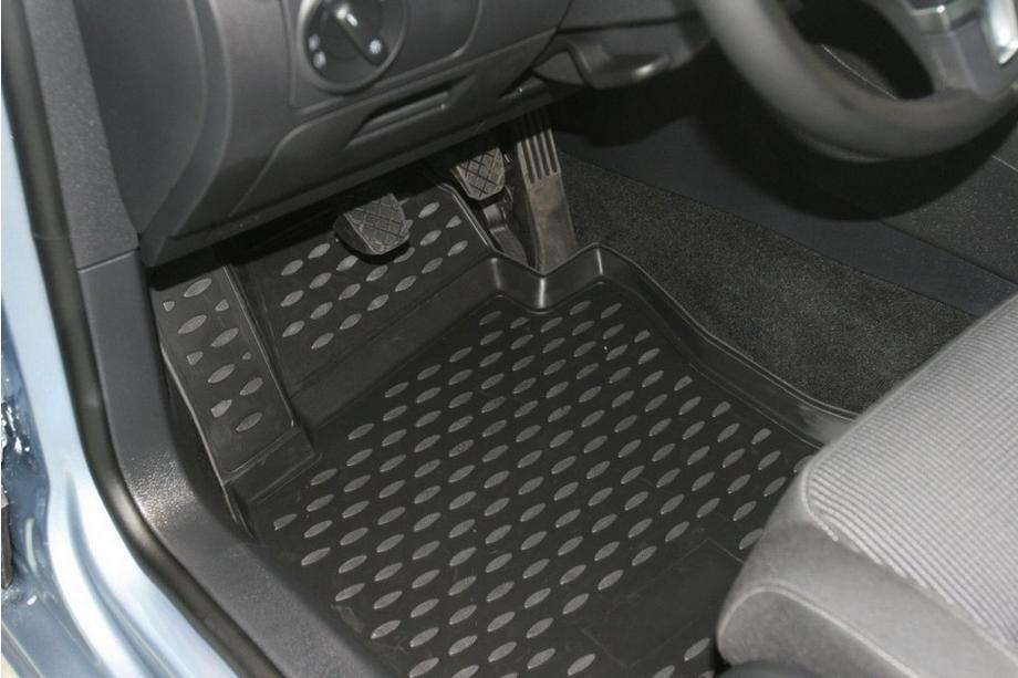 Volkswagen Golf 6 2008–2014 3D gummimåtter til kabinen (4 stk., Novline) Foto 2