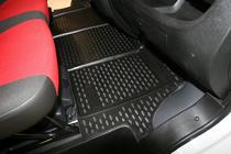 Fiat Ducato 2006–2025 (2012↗) Gummimåtter til kabinen (2 stk., Novline) foto 3