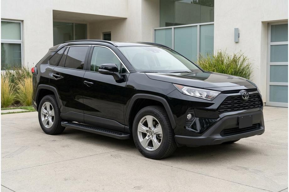 Toyota Rav 4 2019–2025 Sidetrin Allmond Black (2 stk., aluminium) Image