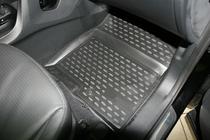 Hyundai Santa Fe 3 2012–2018 Gummimåtter til kabinen (4 stk., Novline) foto 2