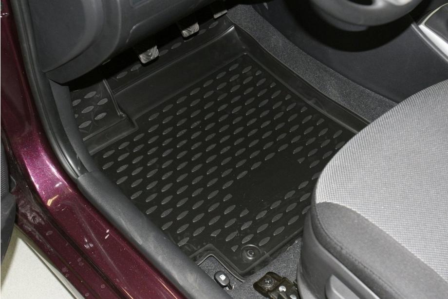 Hyundai Accent 2011–2017 Gummimåtter til kabinen (4 stk., Novline) HB Foto 2